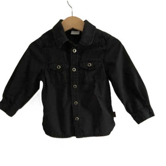 Mexx Black Button-Up Shirt size 18-24 Months - Picture 2 of 9